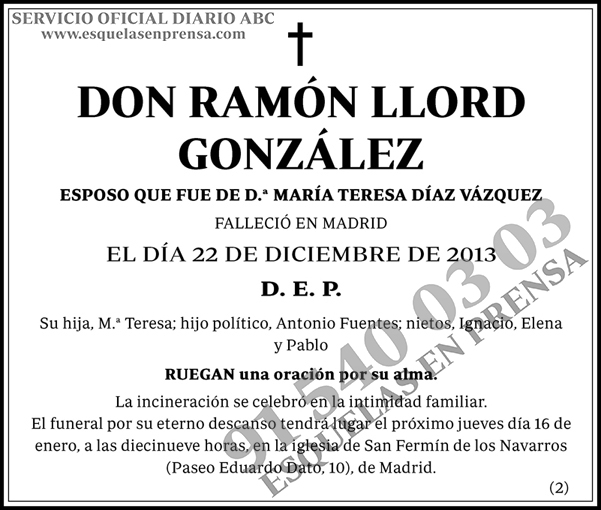 Ramón Llord González